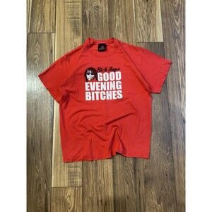 Vintage Y2K Rick James “Good Evening B*tches” T-Shirt 2005 Size L Zion Rootswear